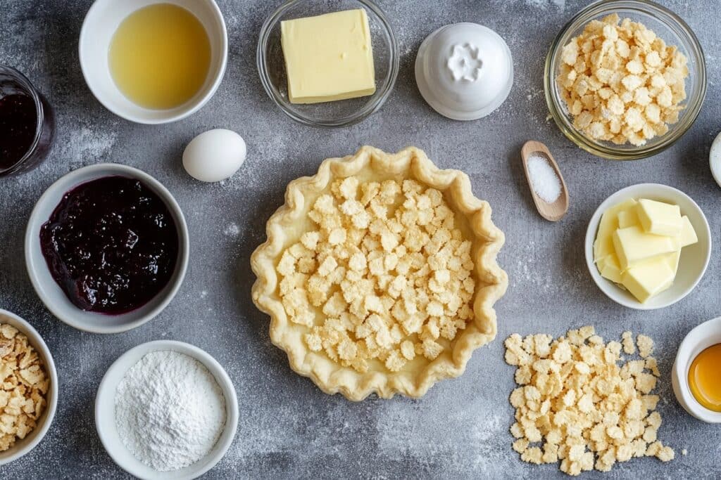 Cornflake tart ingredients