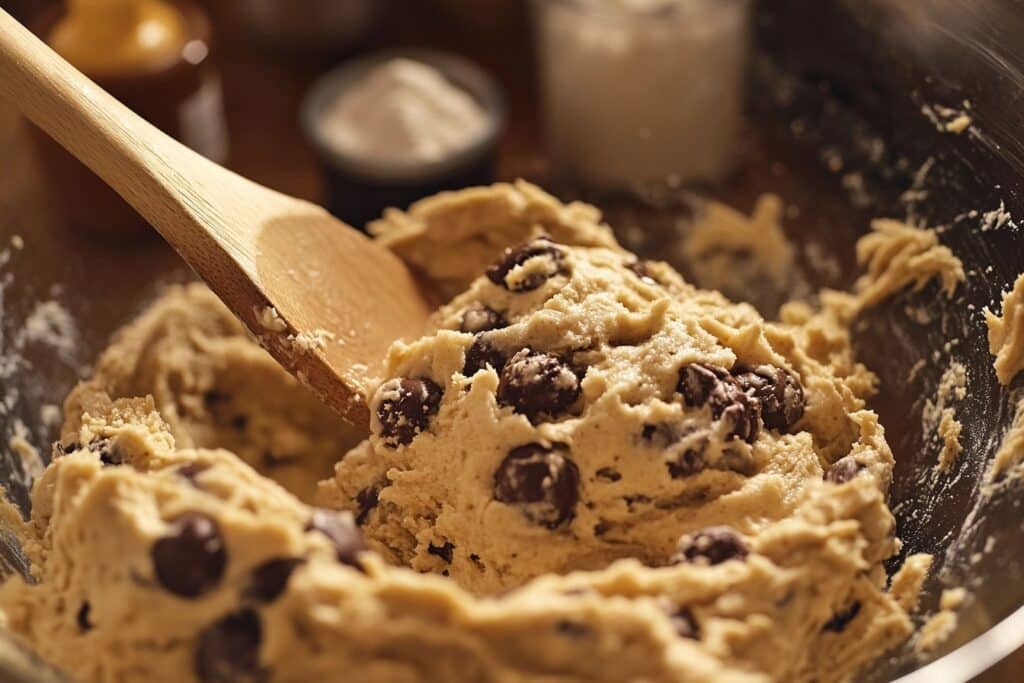 Mixing Apple Butter Cookie Dough