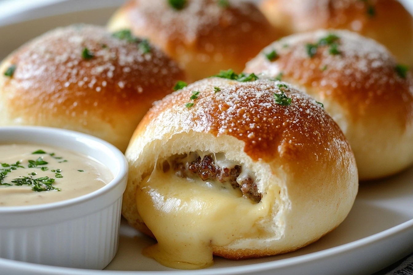 Garlic Parmesan Cheeseburger Bombs: The Ultimate S …