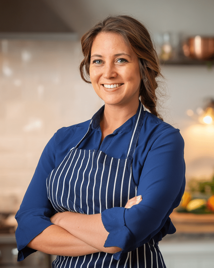 Chef Emma in the kitchen