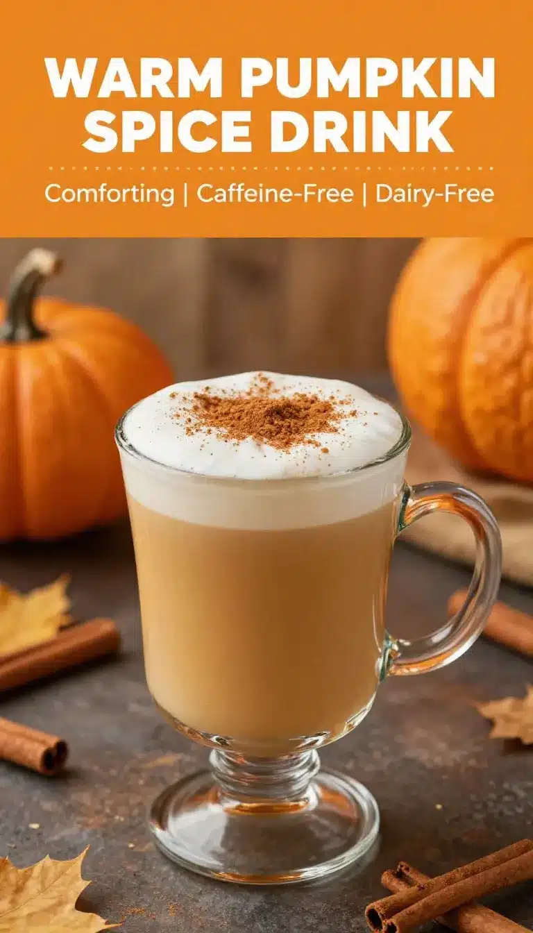 A cozy cup of pumpkin spice drink topped with whipped cream and cinnamon powder.