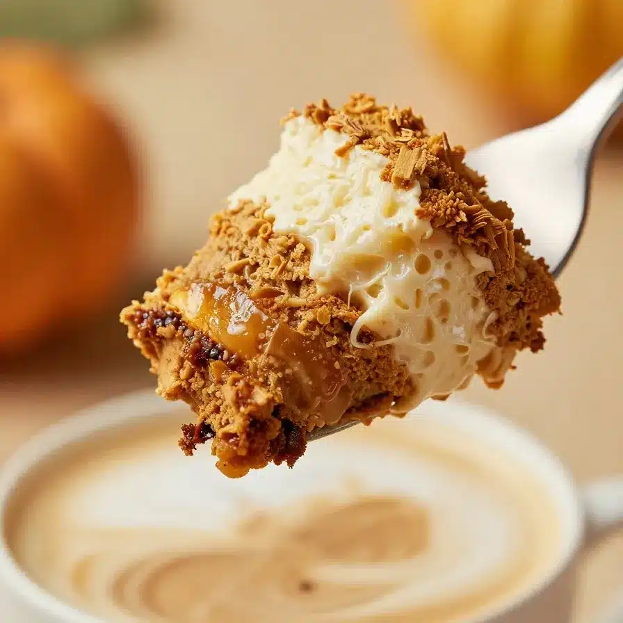 A close-up of a Starbucks Pumpkin Spice Latte topped with whipped cream and cinnamon